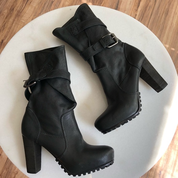 vera wang combat boots